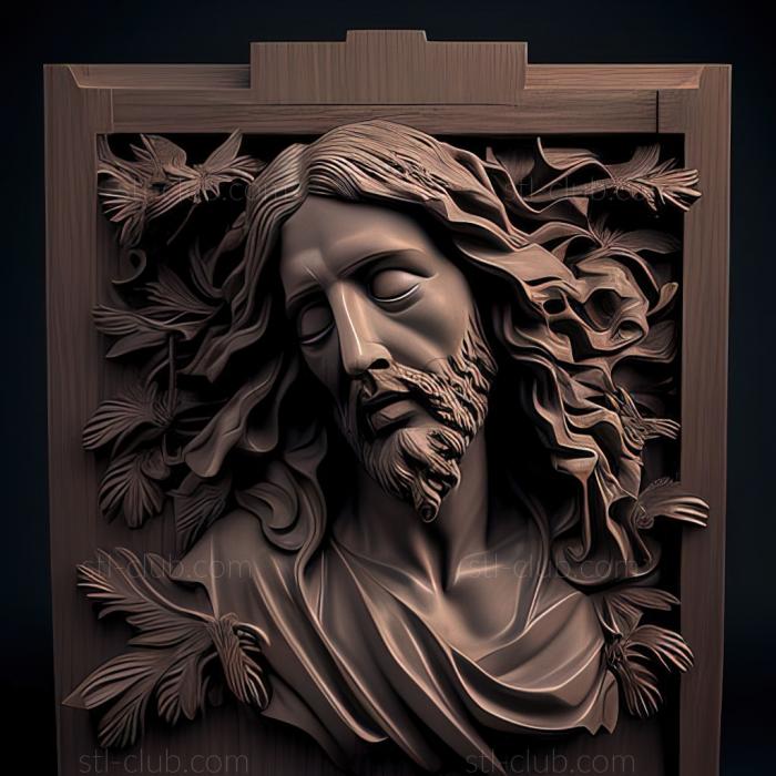 3D model st jesus (STL)